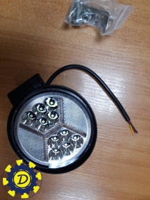 Фара рабочая LED 30W 6500 lm круглый корпус