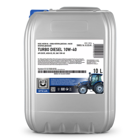 Олива моторна ДТЗ TURBO SYNT DIESEL 10W-40 API CH-4/SL каністра 10л ПЕ